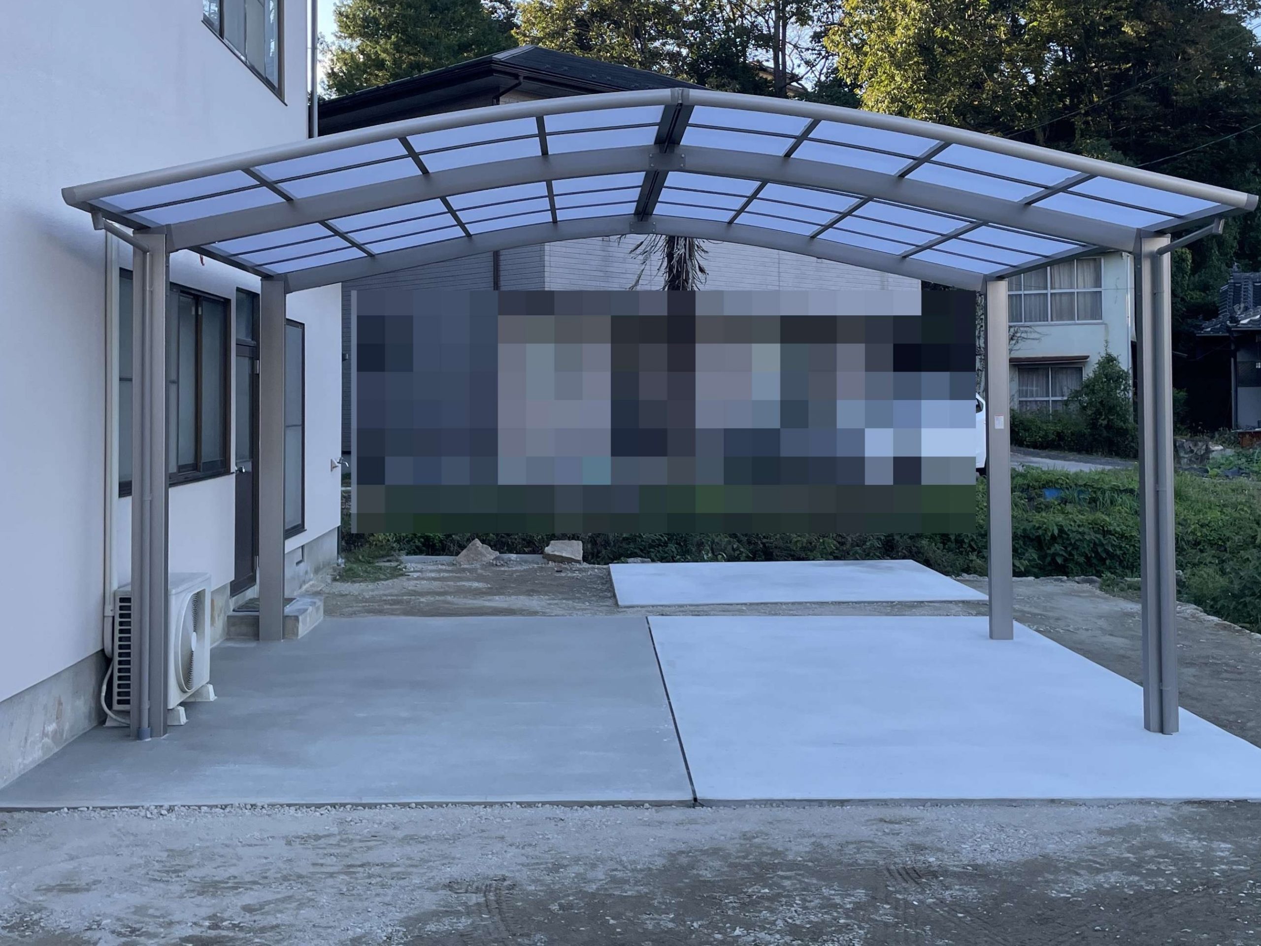 カーポート完成