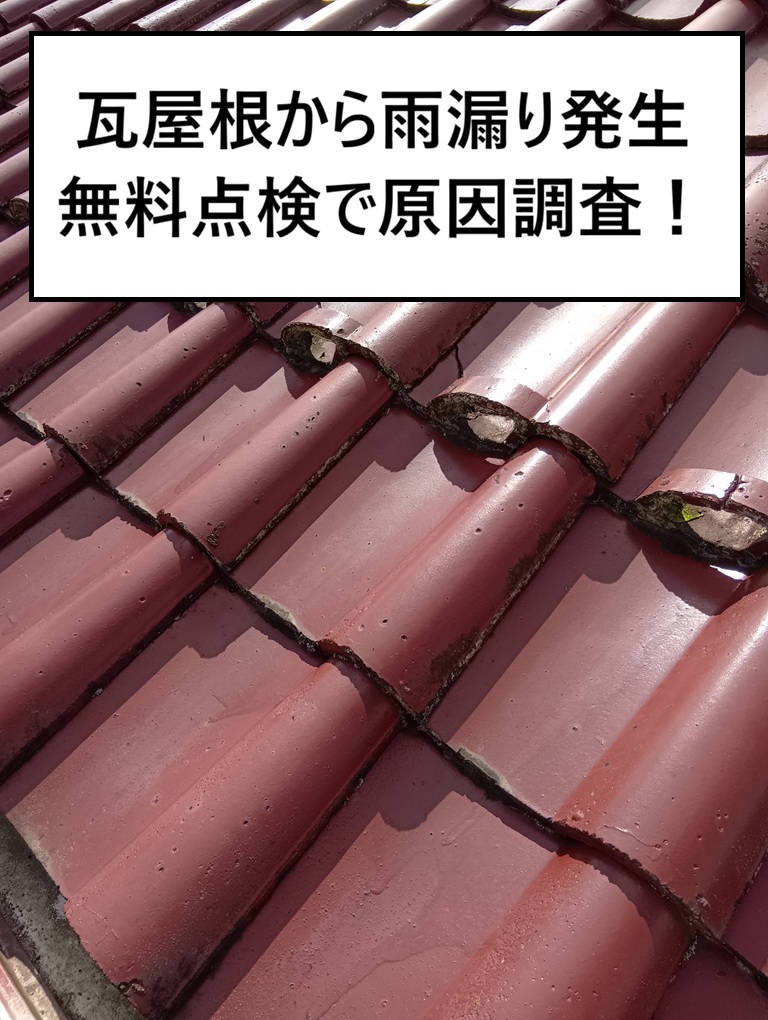 広島市東区  その瓦の割れ大丈夫？雨漏りの原因を現地調査で確認！