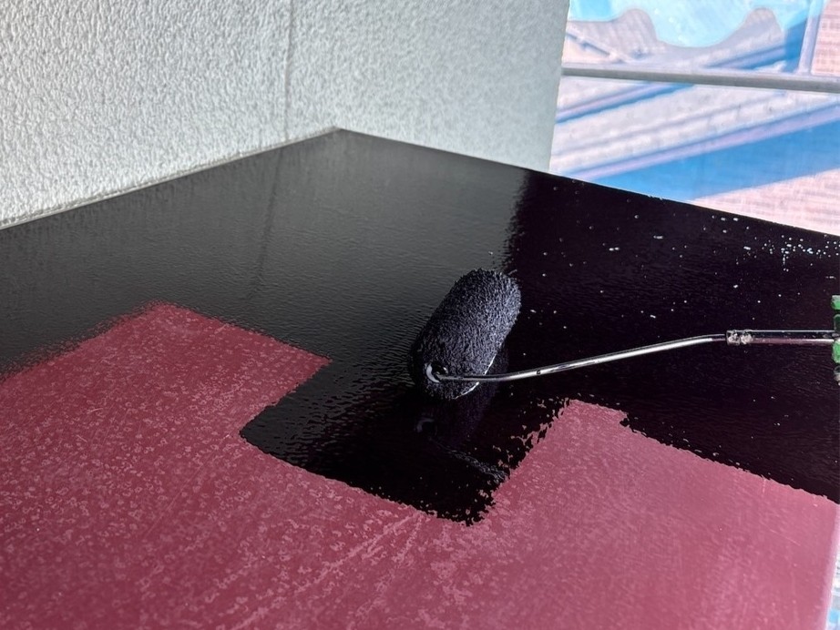 塗装により美観と防錆性能が回復した鉄部