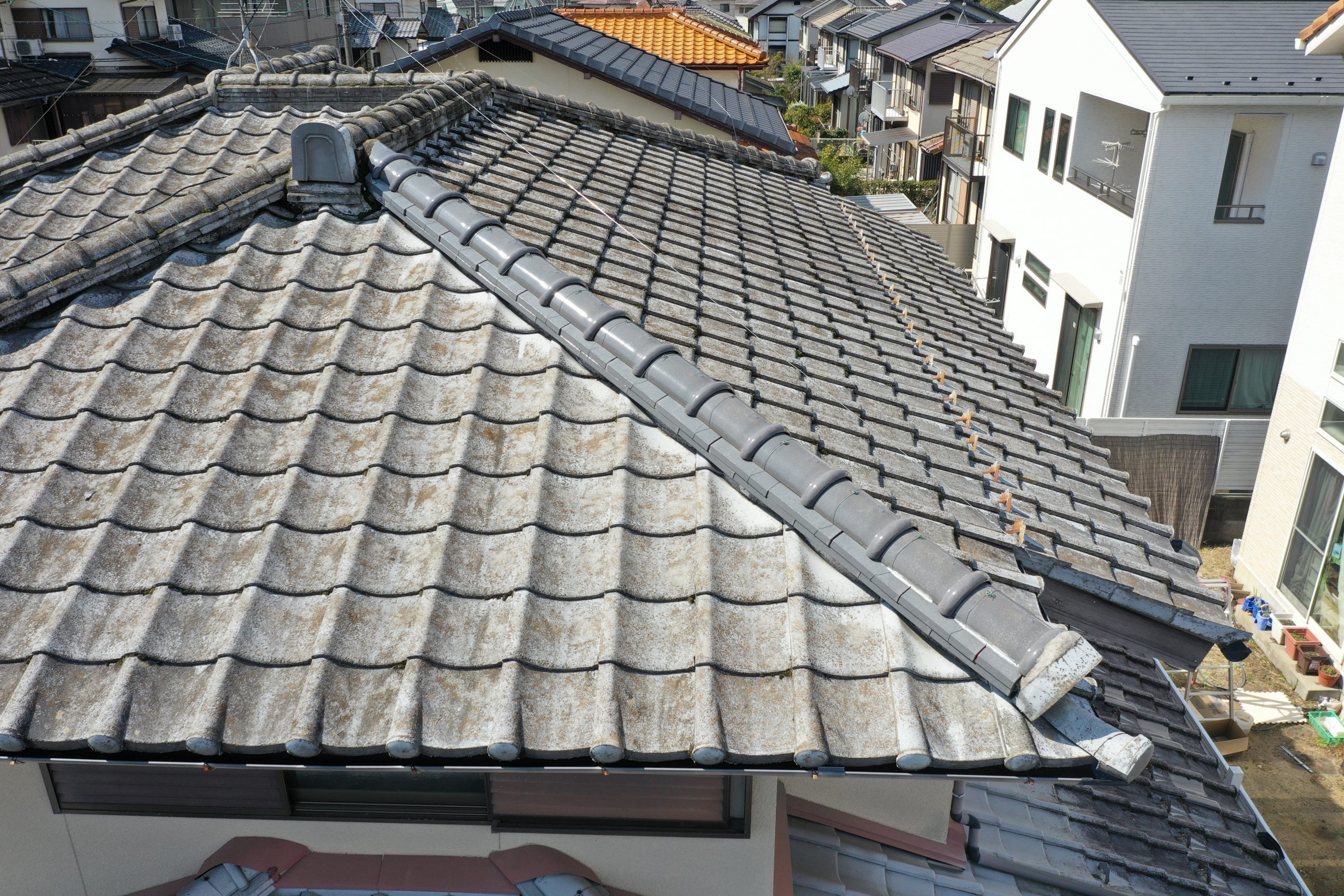 過去にメンテナンスされた箇所も確認できました