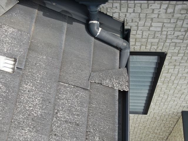 カラーベスト屋根飛散