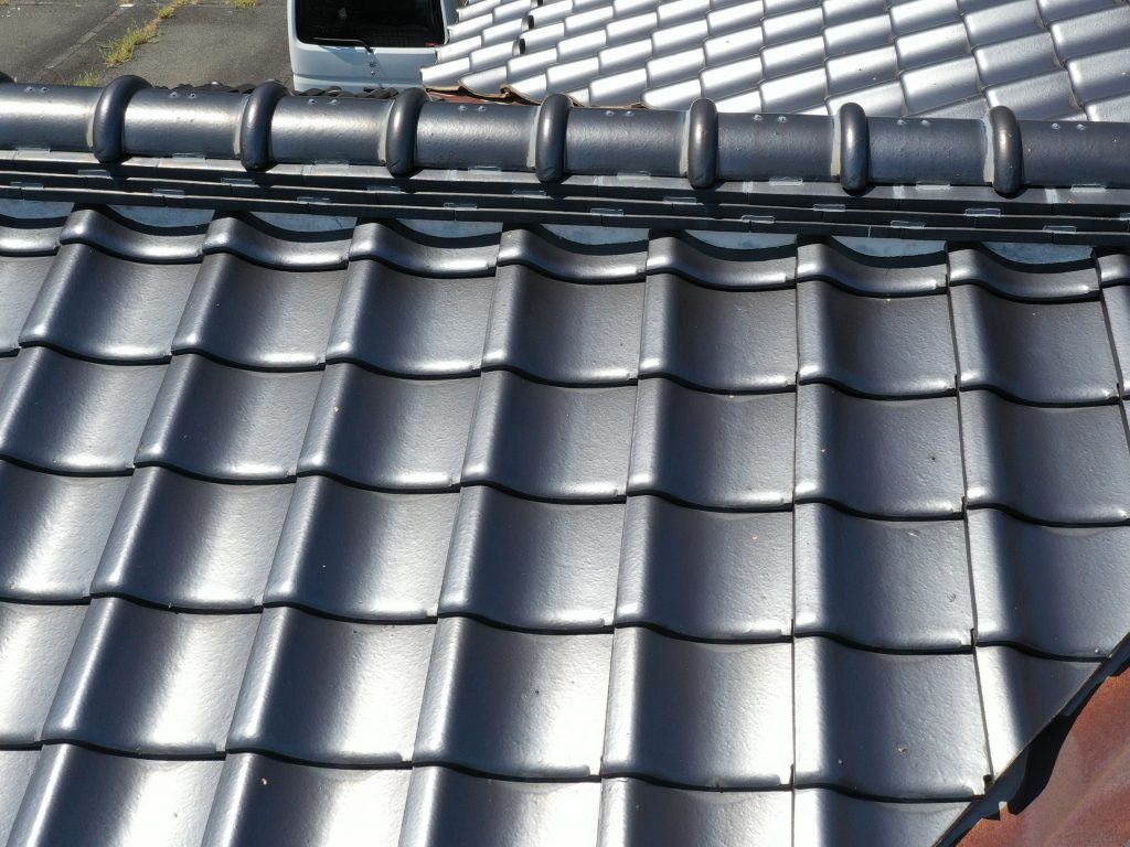平場の瓦屋根の状態
