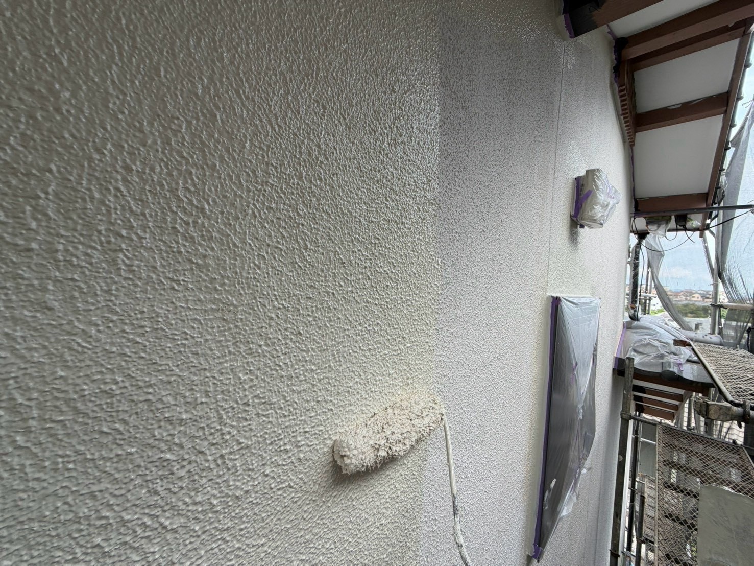 中塗り工程です