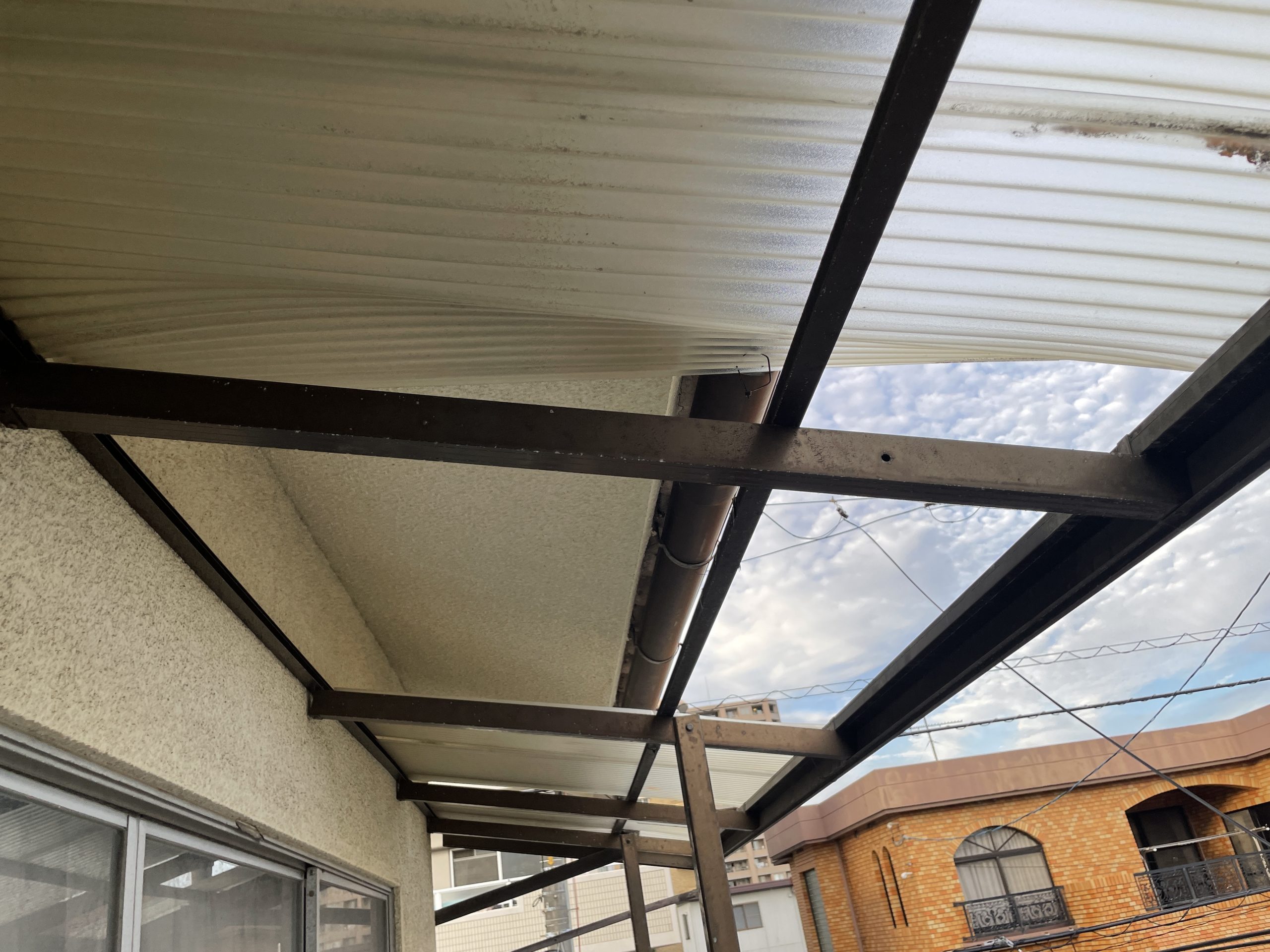 既存波板の状況