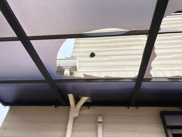 テラス屋根破損