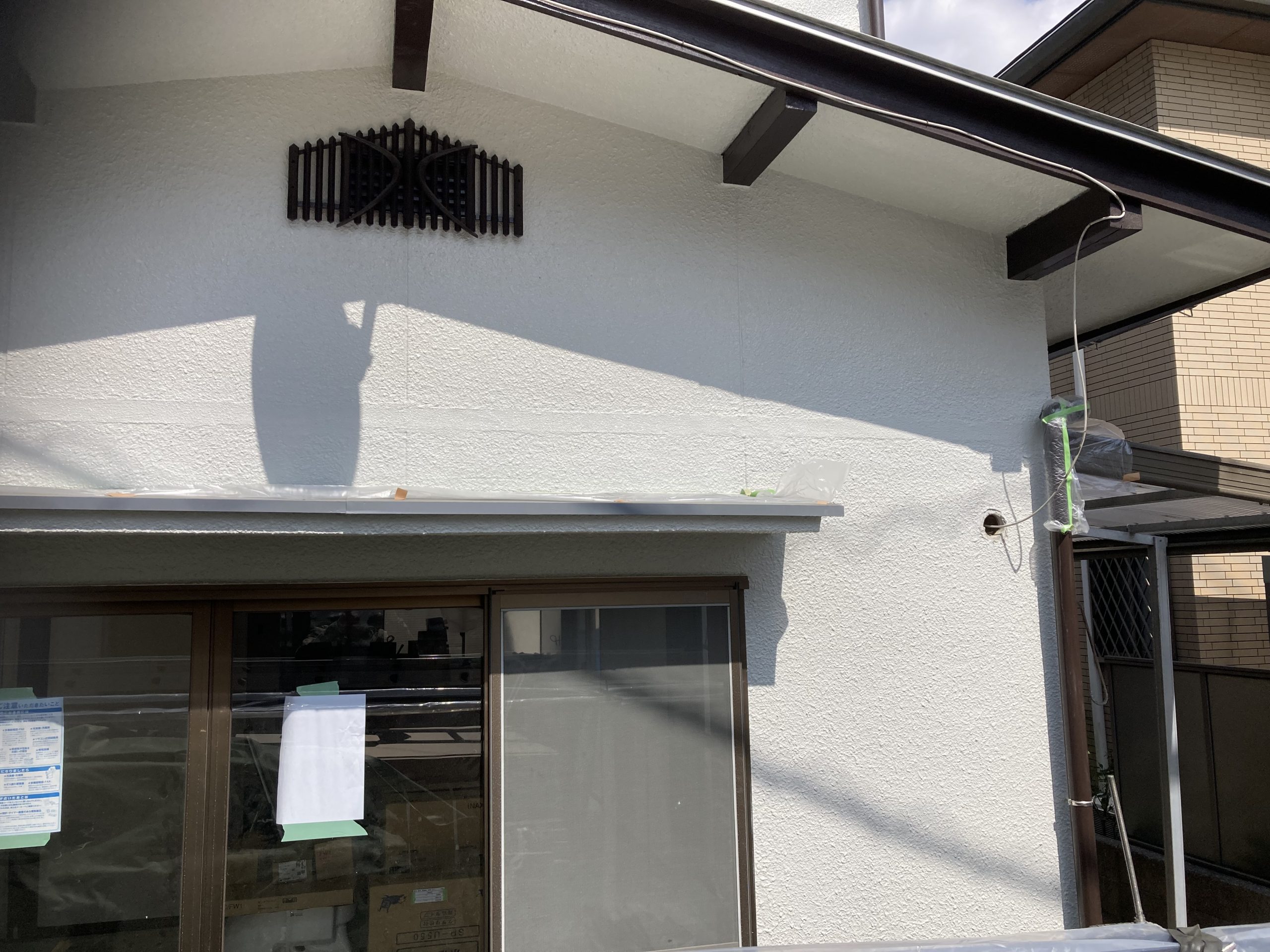 テラス撤去後塗装施工後