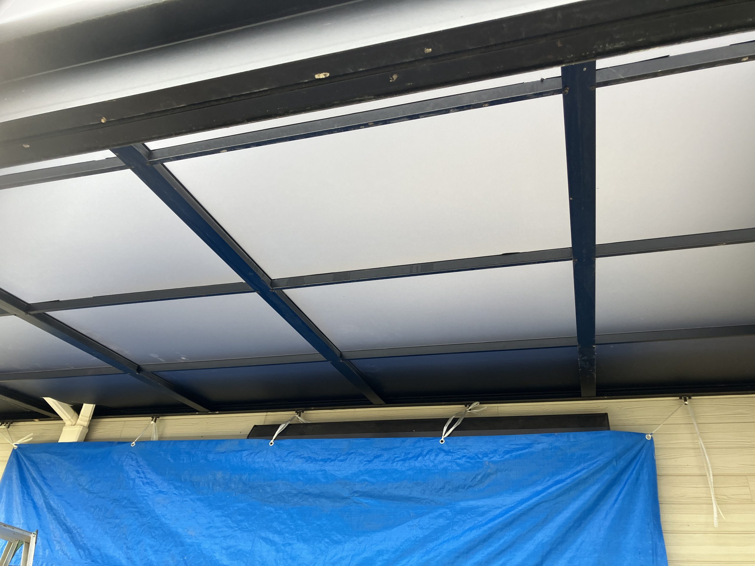 テラス屋根施工後