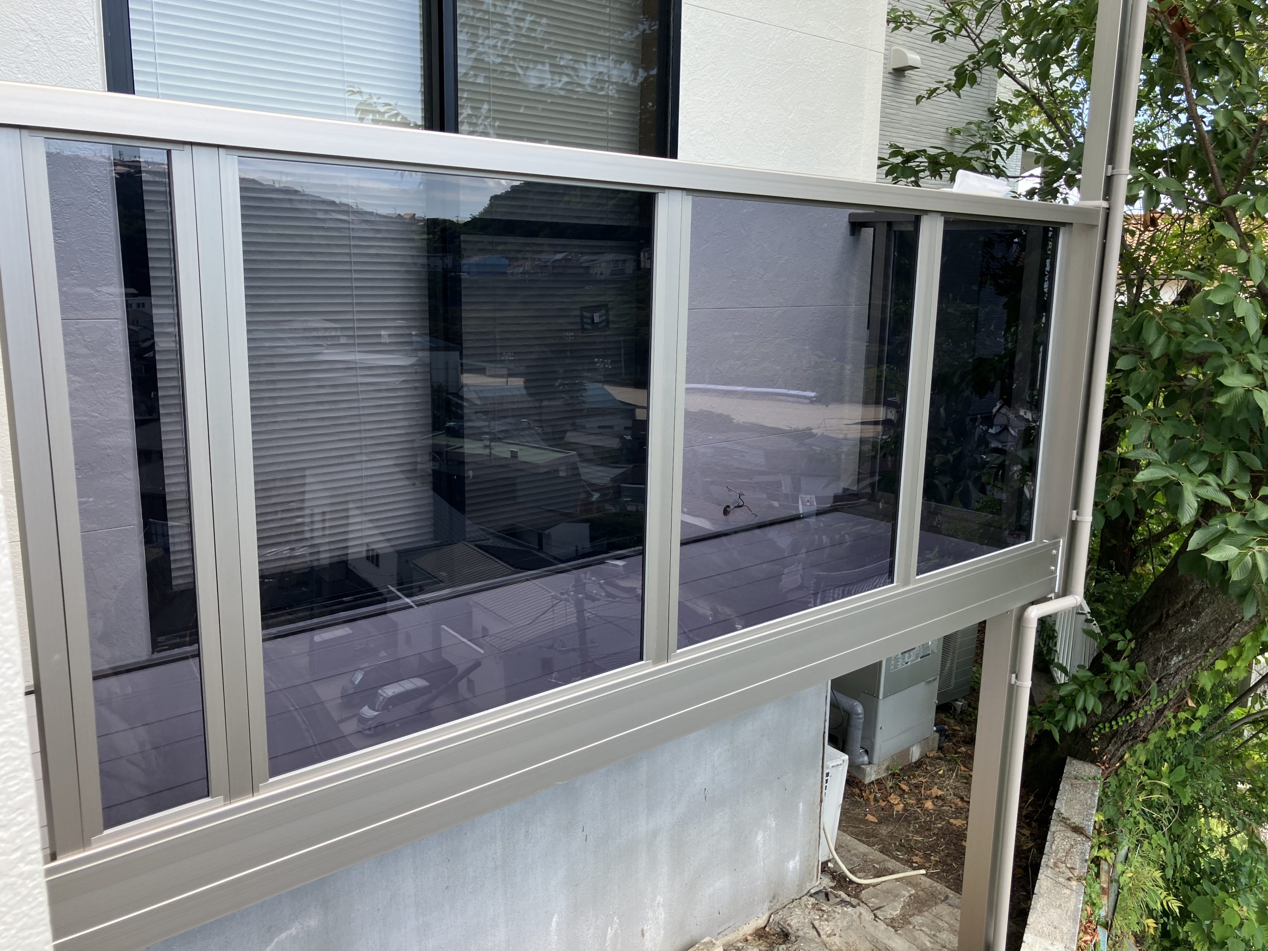 テラス屋根全面パネル