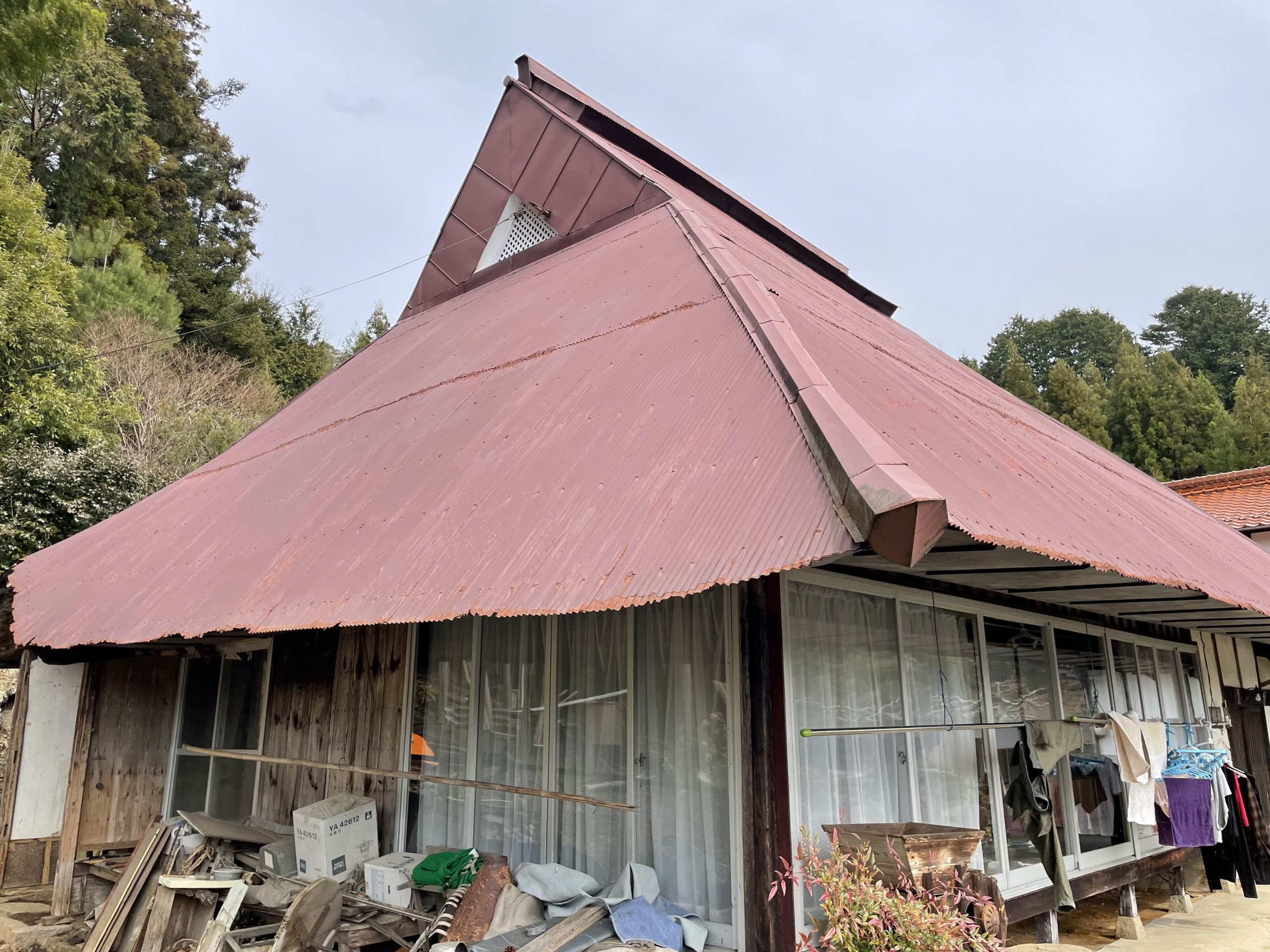 工事前　屋根