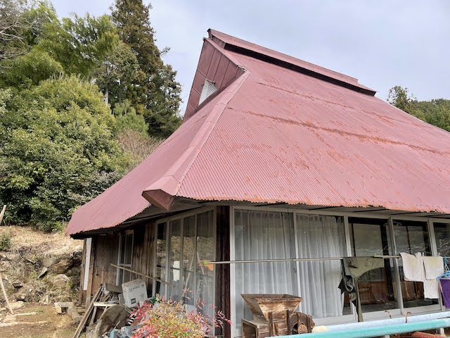 広島市安佐北区で古民家の屋根葺き替えの見積もり依頼をいただきました！