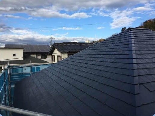 屋根塗装完了