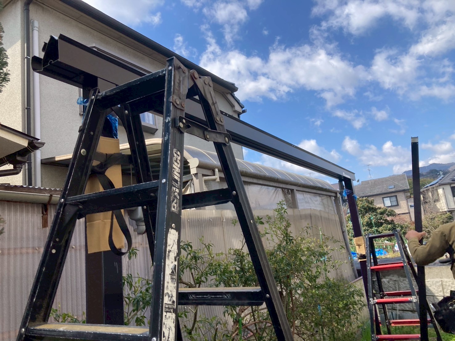 アルミテラス施工