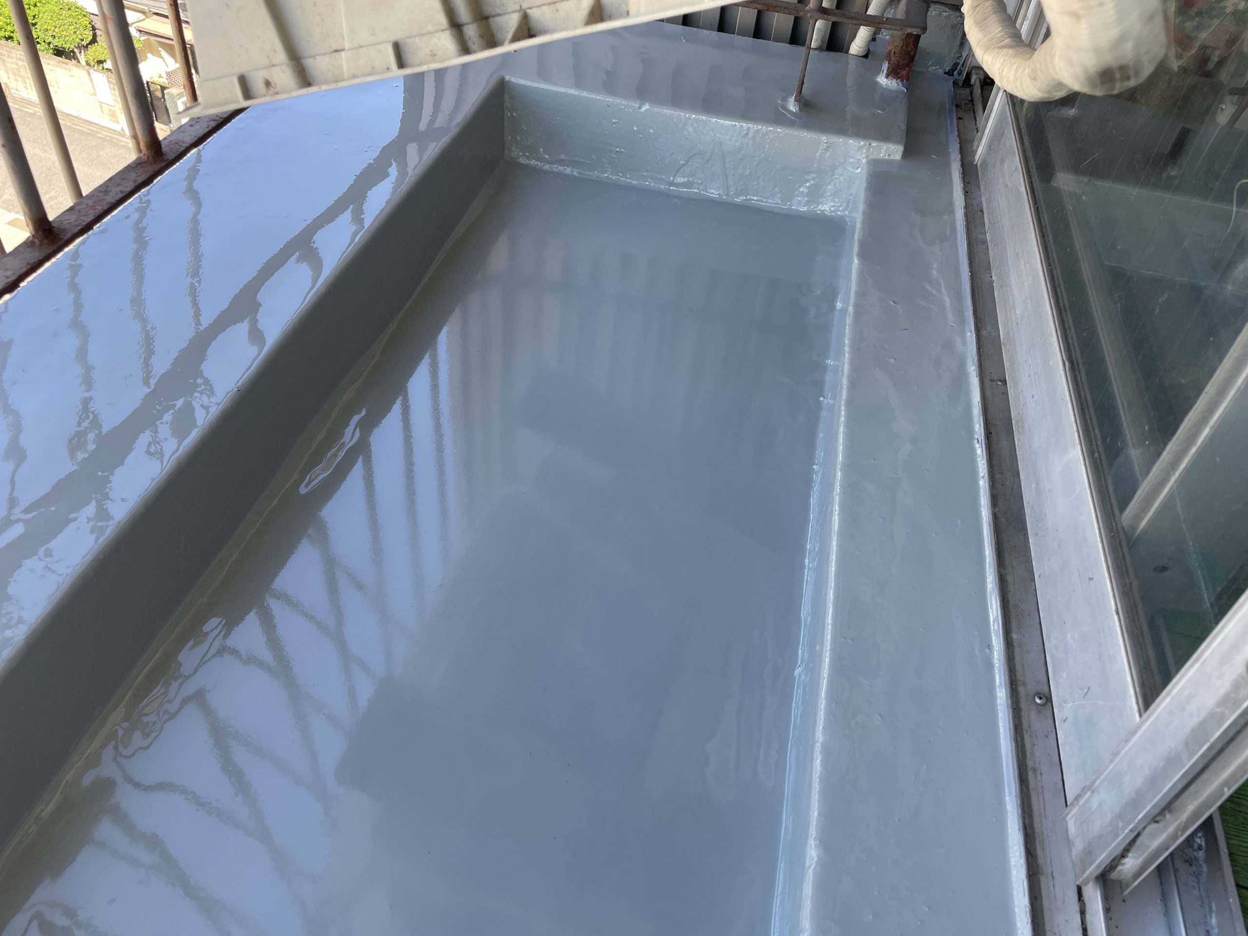 ウレタン防水工事施工完了