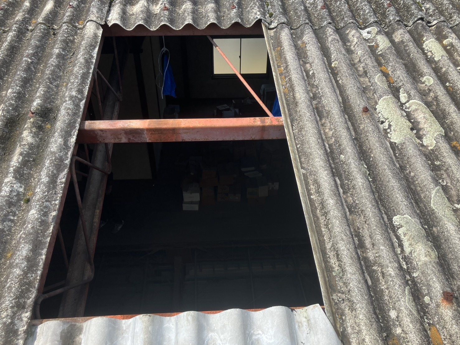 部分カバー工法施工前