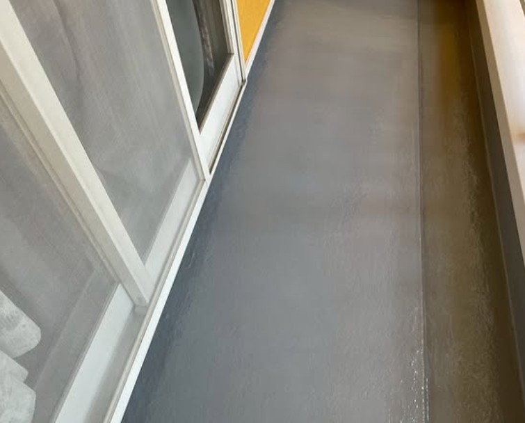 ウレタン防水施工後