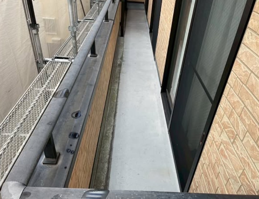 ベランダ防水施工前