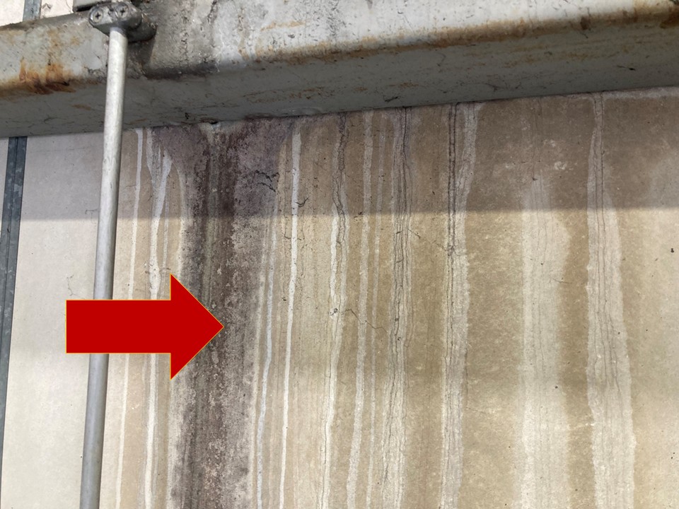 工場窓サッシ周辺からの雨漏り