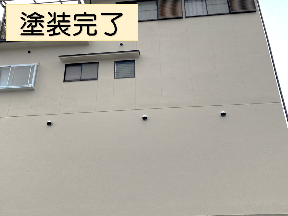 外壁塗装が完了しました