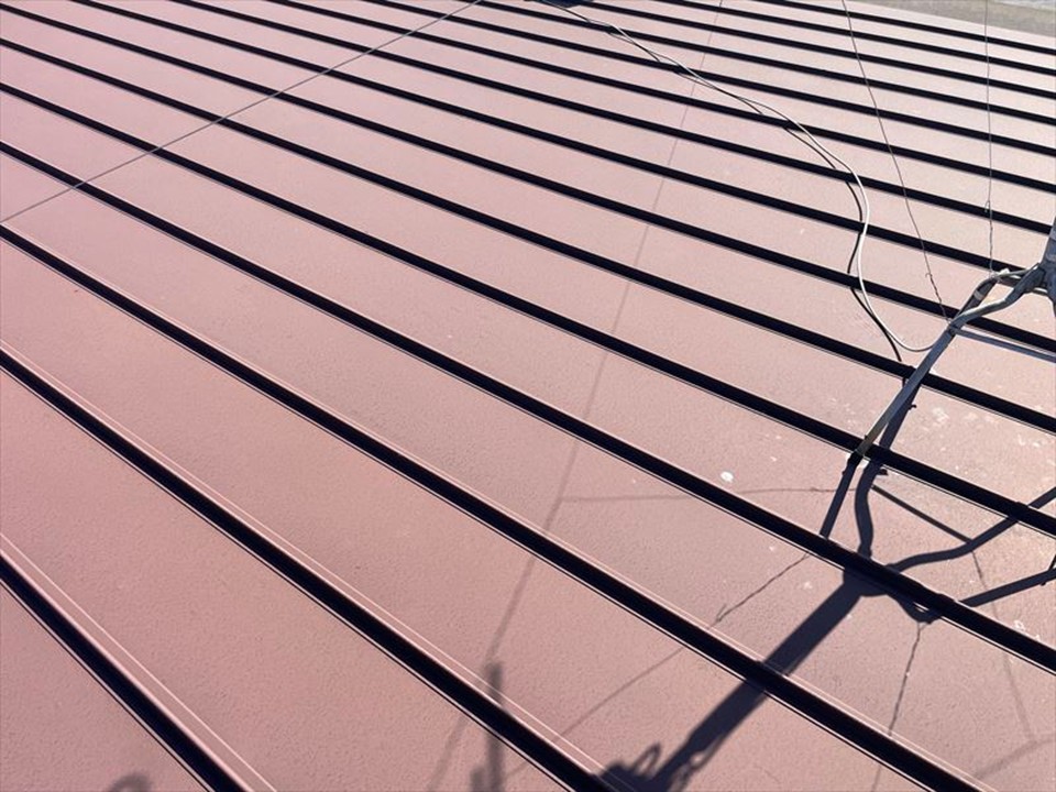 施工前の瓦棒屋根の状態