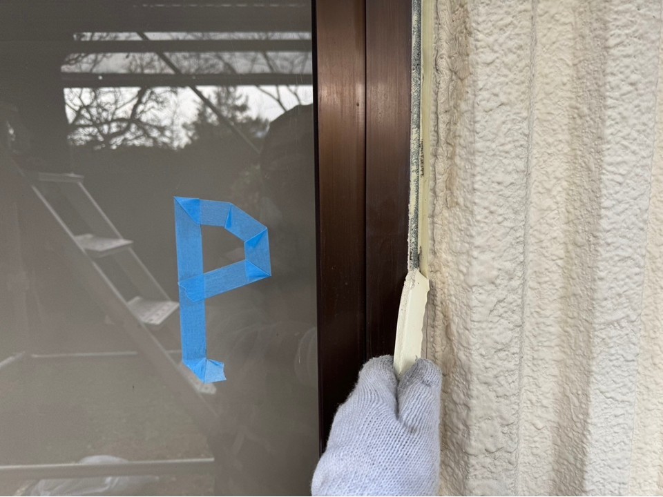 既存シーリング撤去