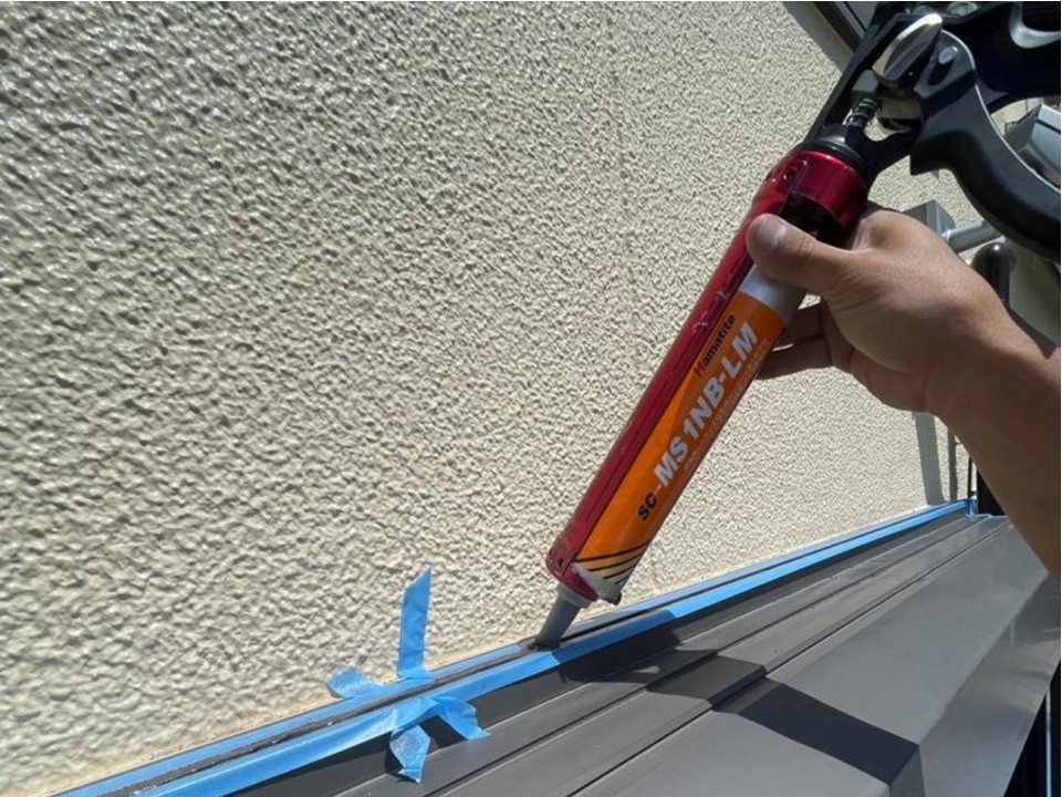 コーキング打ち替え施工