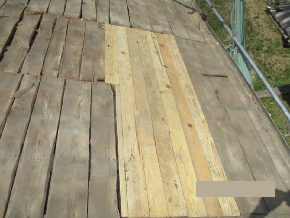 劣化箇所の補強