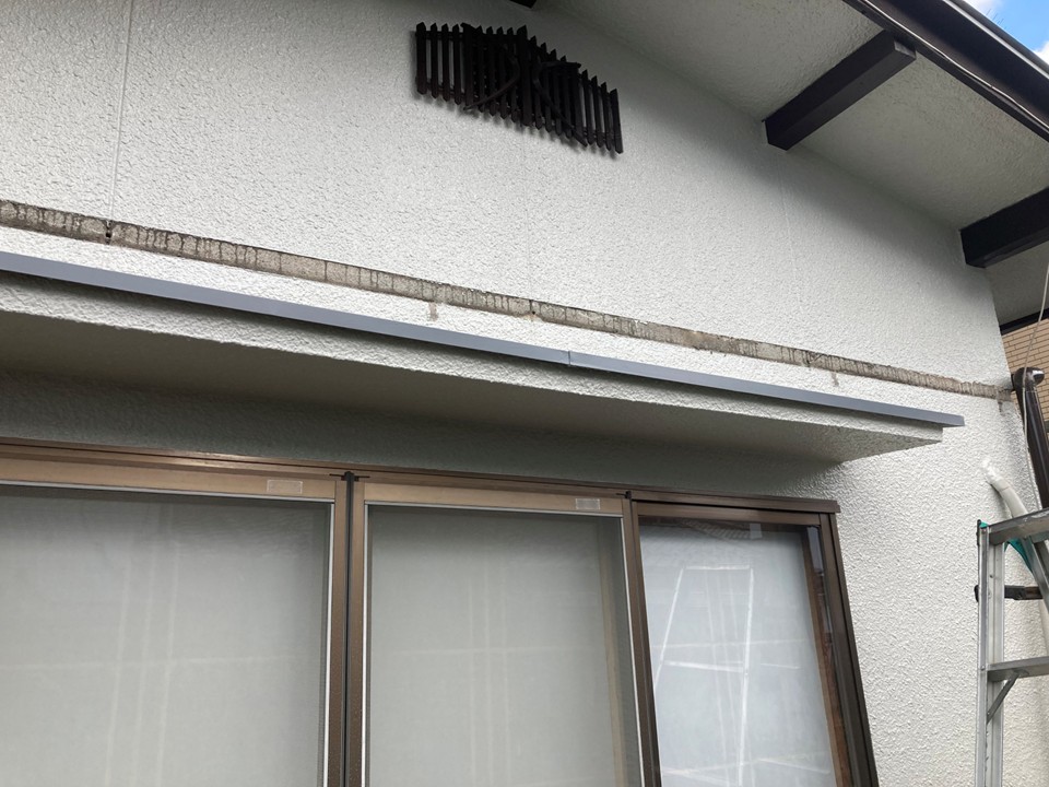 外壁の防水処理（コーキング）