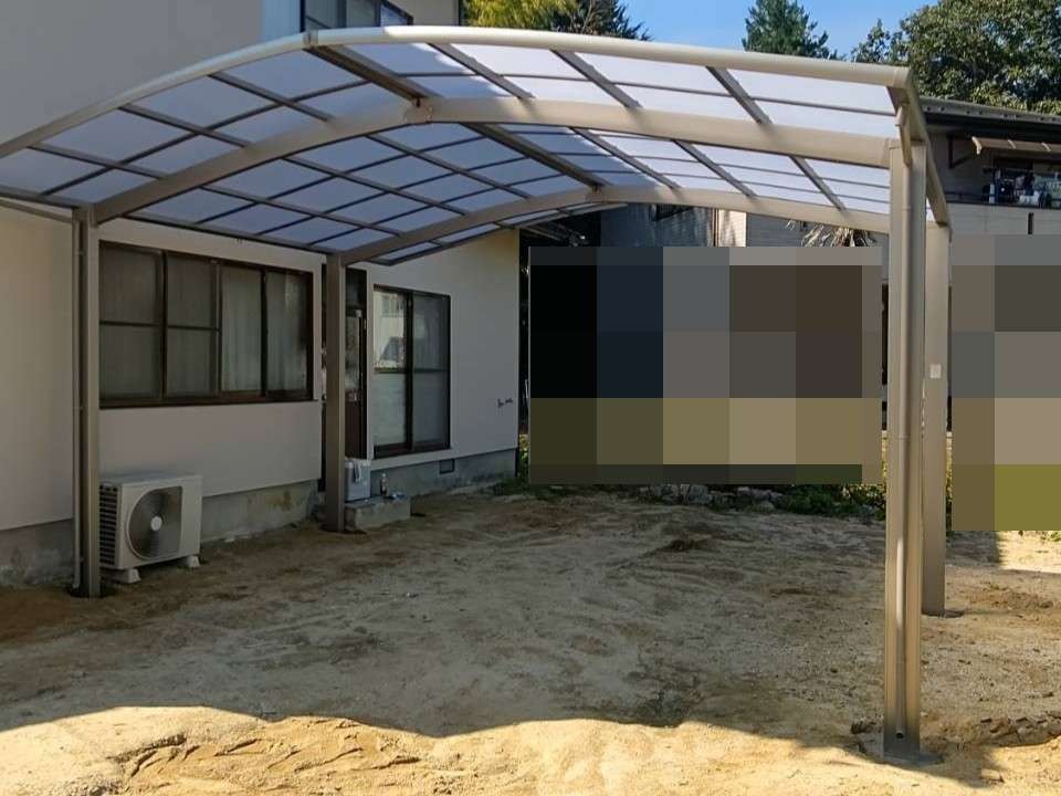 カーポート完成しました
