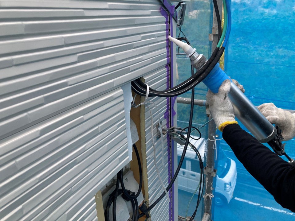 目地コーキング処理