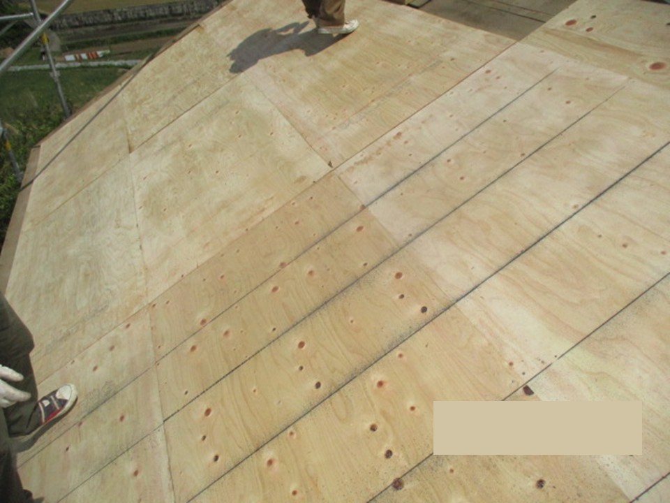 野地板増し張り