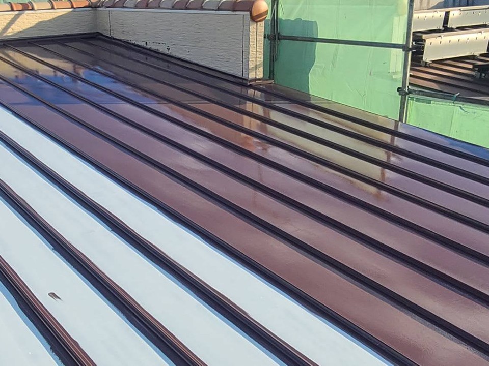 中塗り工程です