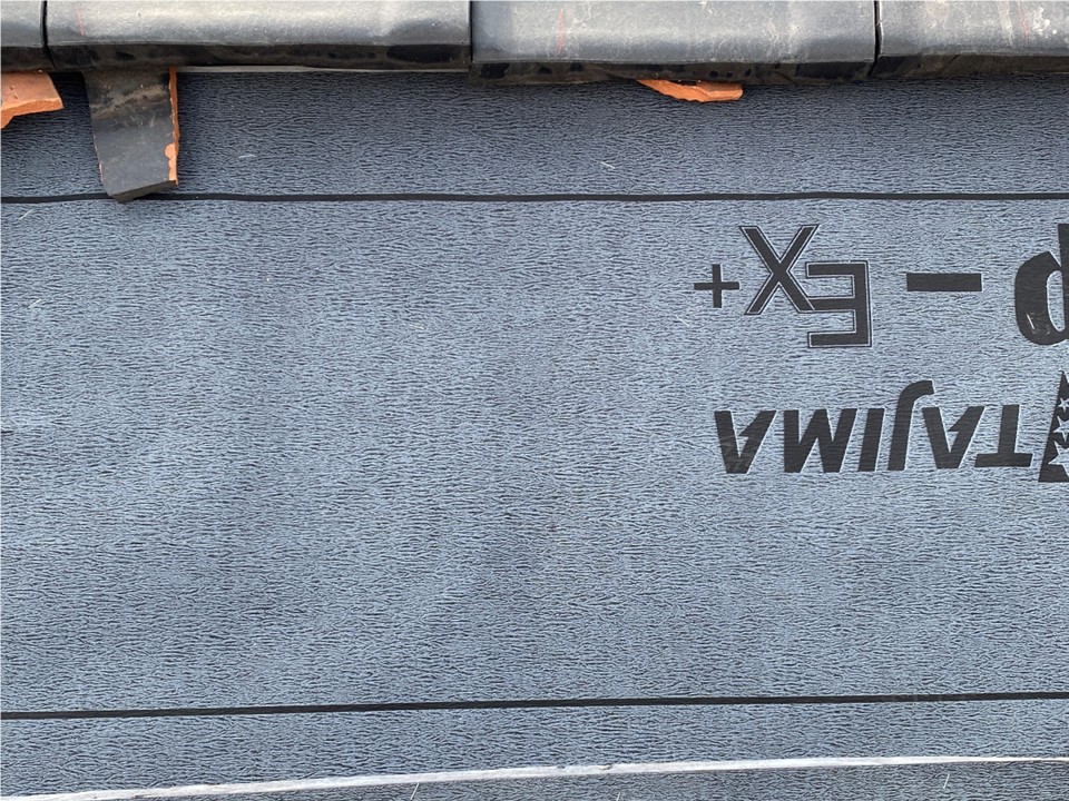 ルーフィング施工