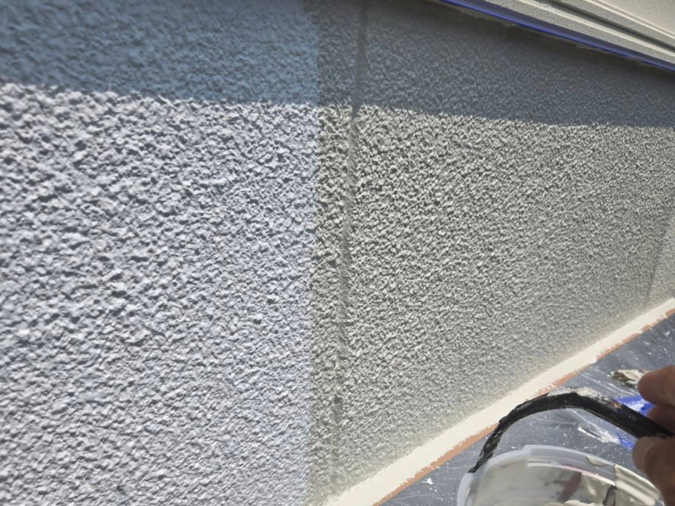 上塗りの工程です