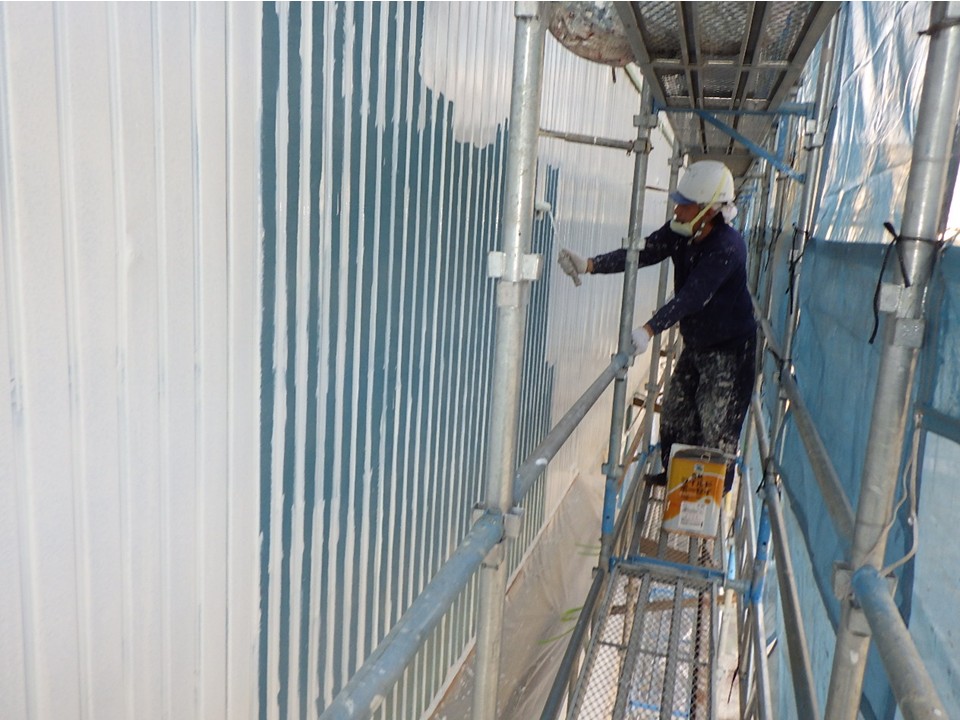 錆止め塗料塗布工程