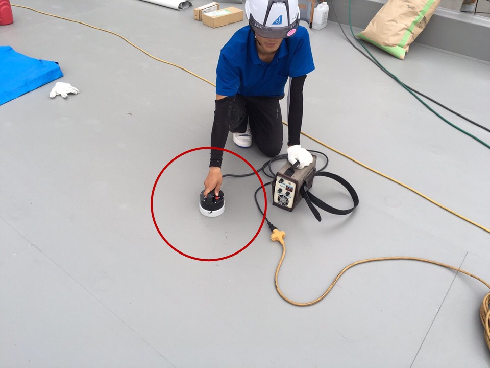 IH工法による加熱