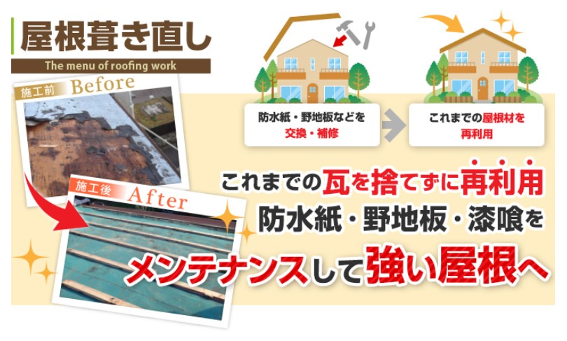 葺き直し工事とは？