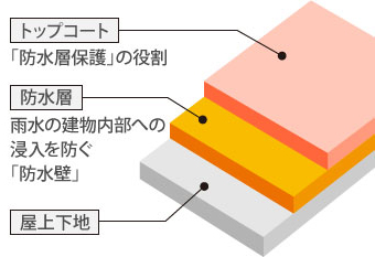 広島市中区で陸屋根（屋上）からの雨漏り相談。無料調査で防水層の劣化を確認